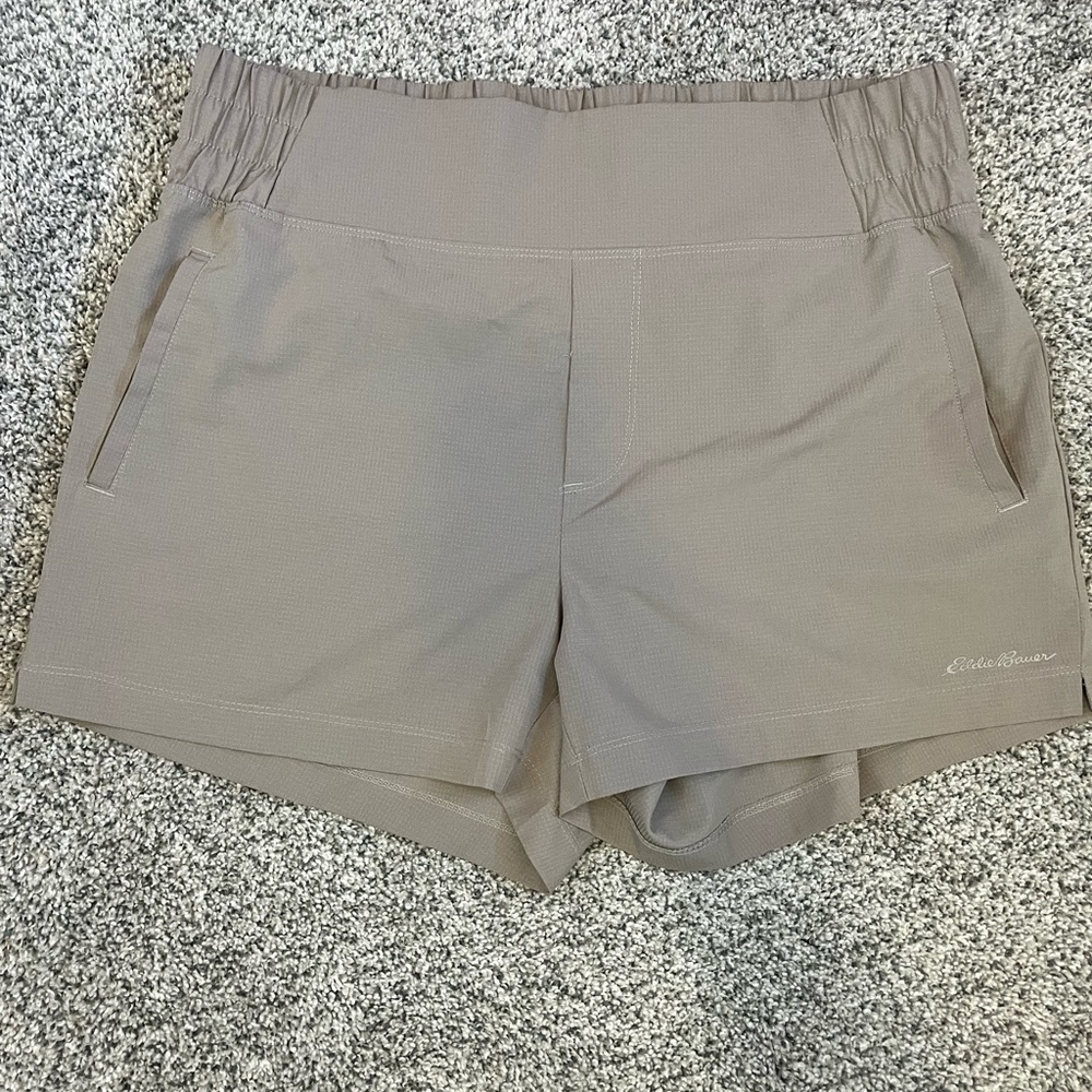 Eddie Bauer Women's Athletic Tan Shorts